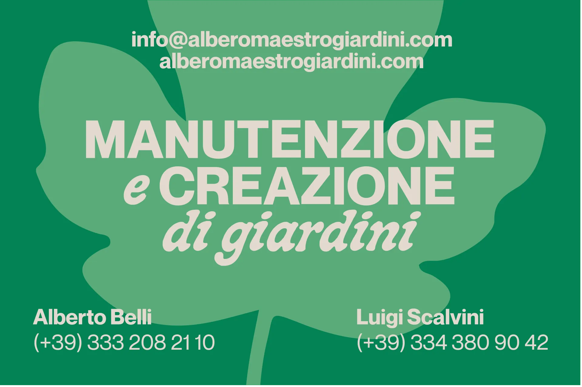 Albero Maestro Giardini Project 2